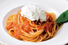 写真：トマトソースのスパゲッティ