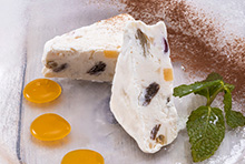 写真：シチリアの冷たいチーズケーキ“カッサータ”